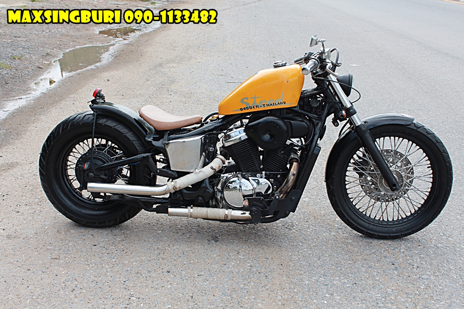 Honda steed 400 old school #6