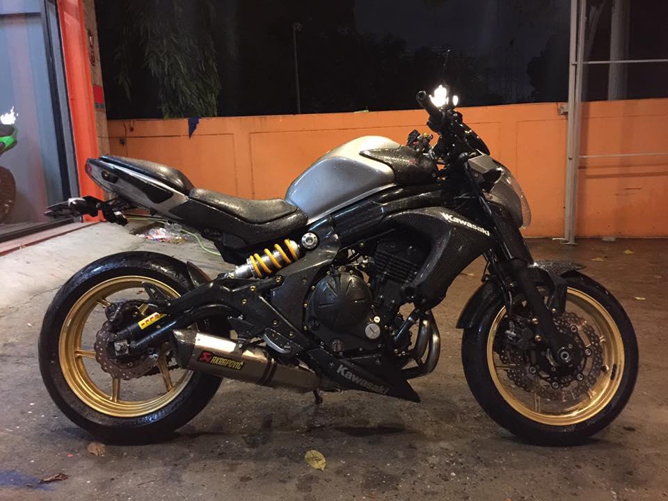 Pearl Blazing Orange Кавасаки er 6n